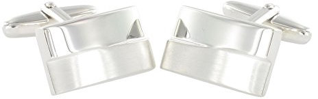 GROM Manschettenknöpfe Silber Massives 925er Sterling Silber 614809 Made in Germany - Pforzheim inkl. hochwertigem Geschenketui