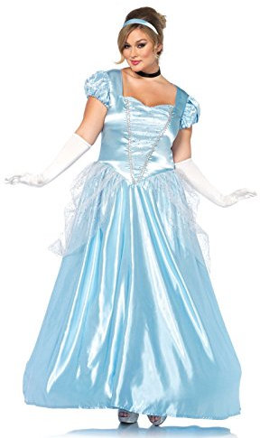 Leg Avenue 85518X Fancy Dress, Womens, Blue, Size: 3XL/4XL (UK 24-28)