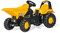 Rolly Toys JCB Trettraktor (RollyKid Dumper Traktor; Kippschüssel + Verriegelung; Heckkupplung; Überrollbügel; Kinder ab 2 1/2 Jahre; Gelb, Schwarz) 024247
