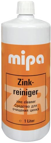 MIPA Zinkreiniger 1 Liter – Effektive Reinigung & Aktivierung für verzinkte Oberflächen – Für frische Verzinkung