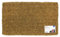 JVL Plain Natural 100% Coir Entrance Door Mat, 40 x 68 cm