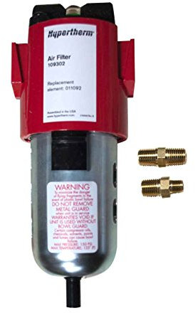 Hypertherm 128647 Eliminizer Air Filtration Kit with 1-Micron Filter and Auto-Drain Moisture Separator
