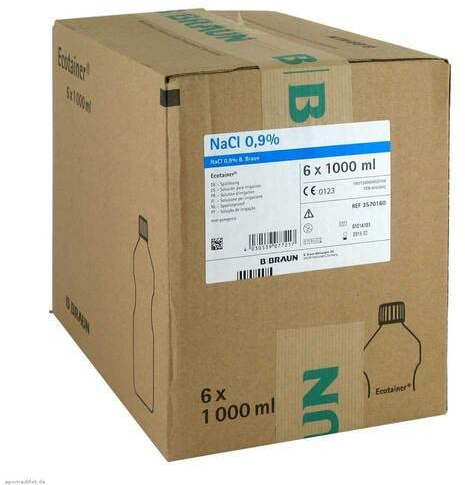 KOCHSALZLÖSUNG 0,9% B.Braun Spüllsg. 6X1000 ml