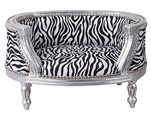 Königliches Hundebett Kleine Tiere Holz Hundesofa im Barockstil cat700e22 Palazzo Exklusiv