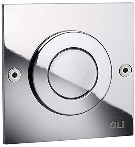 Placca di comando completa per cassette pneu oli mono trend cromo