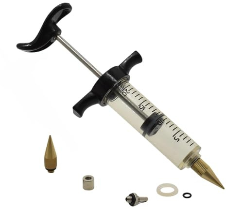 Big Horn 19408 High Pressure Glue Injector with 2 Brass Tips by Big Horn