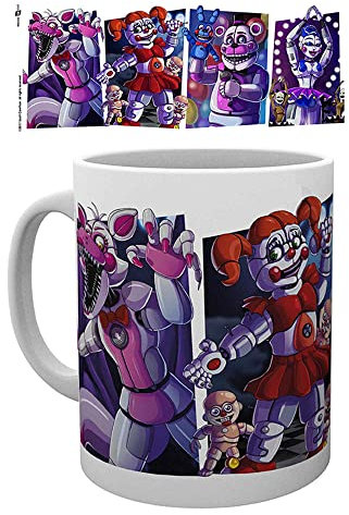 GB eye Tasse mit Aufschrift Five Nights at Freddy's, Sister Location, Porzellan, Mehrfarbig, 9 cm