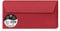 Clairefontaine - Ref 5585C - Pollen Adhesive Envelopes (Pack of 20) - DL Sized, 120gsm Paper, Printer-Compatible, Acid Free, Adhesive Strip for Easy Seal - Intensive Red