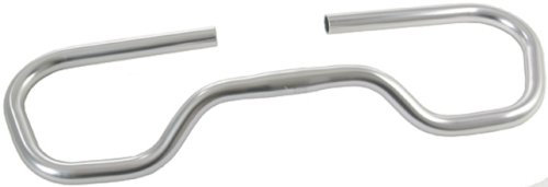 CONTEC Multifunktionslenker TravellerAlu 6061, Griffweite 590mm, Lenkerklemmung 25,4mm, 5° abgewinkelt, silber-ohne Griffüberzug