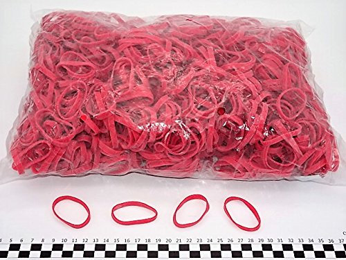Progom - Rubber bands - 50(Ø32) mm x 5 mm- red -1kg bag