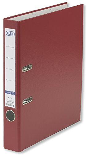 Elba Ordner PP 5cm rot