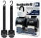 BoatBuckle G2 Edelstahl-Spanngurt (schwarz), 1 Paar