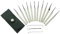 Dietrich Set zum Schlossknacken 15 teiliges Vollmetall Pickset für Lockpicking mit Tasche
