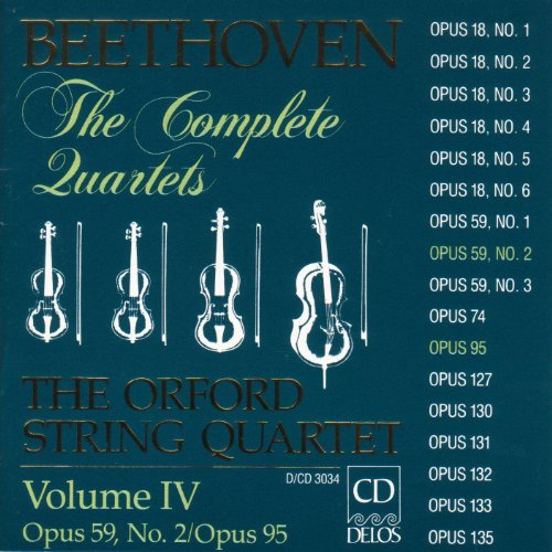 Beethoven: The Complete Quartets, Vol. 4