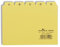 Durable Leitregister A - Z, A6 quer, 1 Stück, gelb, 366004