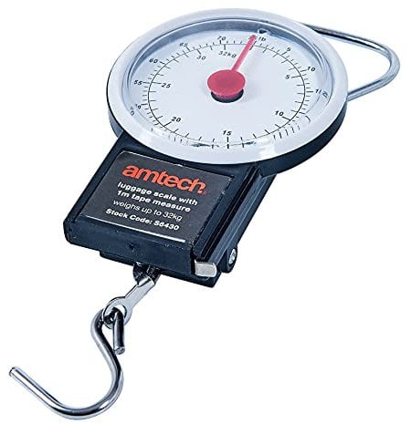 Amtech S6430 Luggage scale with 1m tape