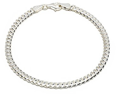 925 Silberarmband: Panzerarmband Silber 4,5mm 21cm - PA-4.5-21