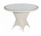 Gartentisch Bonaire/Cayman white-washed, 110 cm, Loom Optik