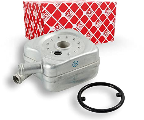 febi bilstein 14560 Ölkühler mit Dichtung, 1 Stück | Kompatibel mit: AUDI 80 B4 Avant, 80 B4 Stufenheck, A3, A3, A3 Sportback, A4 B5, A4 B5 Avant, A6 C4, A6 C4 Avant, A6 C5