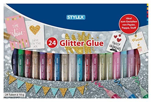Stylex 10 g Glitter 3D Glue (24 Pezzi)