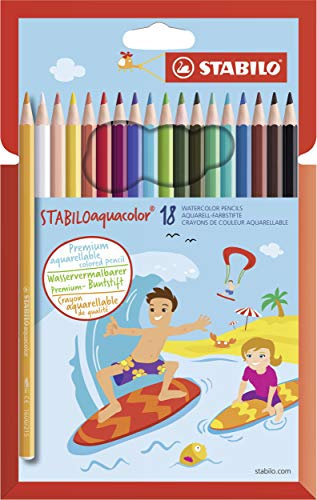 STABILO - Aquarell-Buntstift - STABILOaquacolor - 18er Pack
