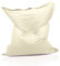 Kinzler S-10137/01 XXL Riesensitzsack, 140x180 cm, neue Styroporkügelchen, Sitzsack Outdoor Indoor, in vielen verschiedenen Farben, mit Innensack, natur