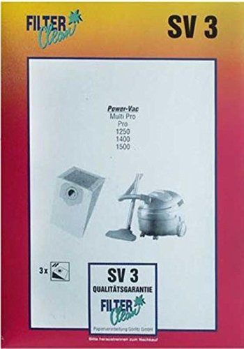 3 sacs aspirateur sv3 pour bluesky BVC13D8