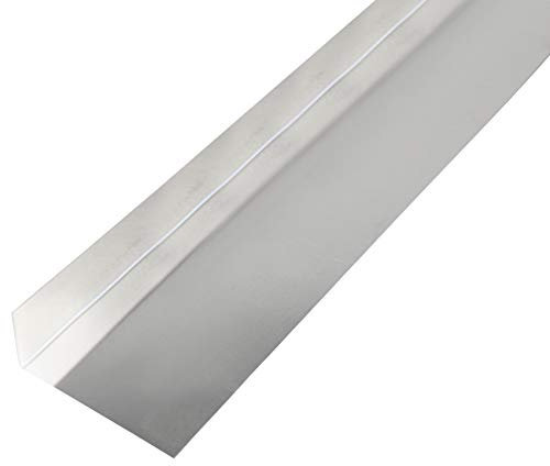 Alberts 462918 Glattblech | gekantet, L-Form | Aluminium, natur | 1000 x 68 x 30 mm