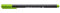 STAEDTLER 334-51 Triplus Fineliner (Dreikant, Superfeine, Metallgefasste Spitze, Linienbreite ca. 0,3 mm, 10 Stück) gelbgrün