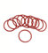 sourcing map 10 x Rot Gummi 45 mm x 3 mm x 39 mm Oil Sealing O-Ringe Dichtungen Unterlegscheiben de