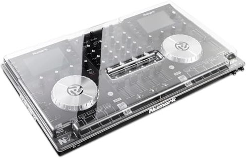 Decksaver Cover for Numark NV & NV2 - Super-Durable Polycarbonate Protective lid in Smoked Clear Colour, Made in The UK - The DJs' Choice for Unbeatable Protection