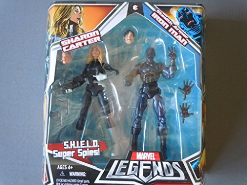 Hasbro MARVEL LEGENDS 2 PK FIGURE - IRON MAN & FLAME S.H.I.E.L.D AGENT