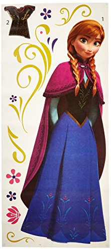 RoomMates Anna mit Kap Disney Frozen Kinder, Mehrfarbig