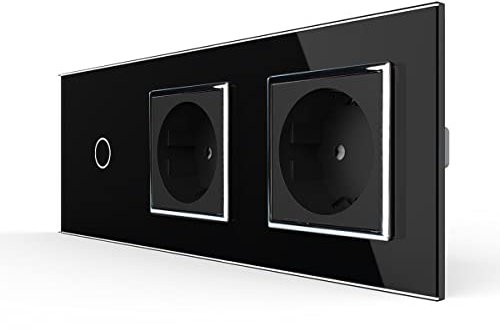 Lichtschalter/Steckdose/Steckdose VL-C701-12/VL-C7C1EU-12/VL-C7C1EU-12 schwarz