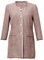 Guido Maria Kretschmer Designer-Bouclélongblazer rosé-bunt Größe 44