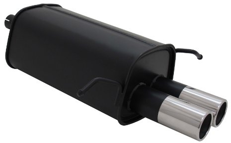 Novus Sportauspuff Gruppe N 2x76mm