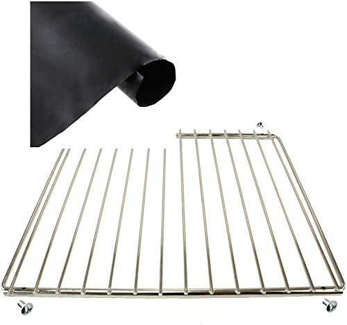 Spares2go Ajustable rejilla de acero inoxidable para hornos Cooke & Lewis,de Teflón