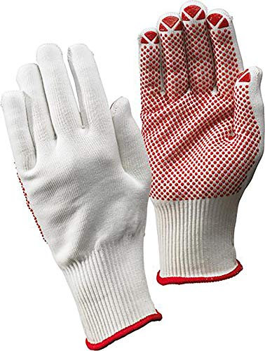 Strickhandschuh Packer, gen.,weiß, Gr. 9, Fortis