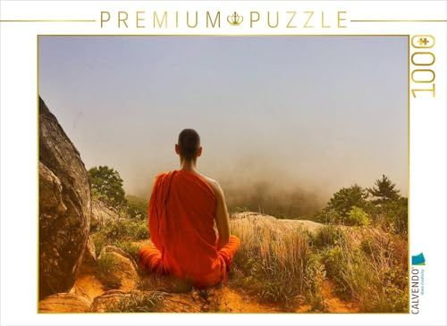 CALVENDO Puzzle Meditation in Thailand | 1000 Teile Lege-Größe 64 x 48 cm Foto-Puzzle für glückliche Stunden