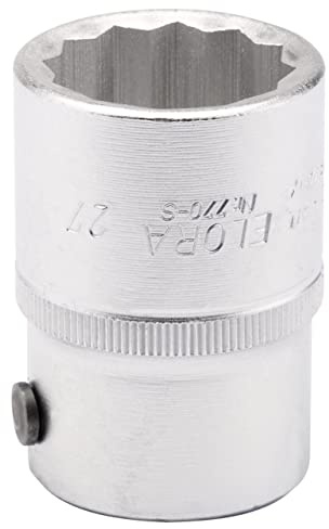 Draper 757 Elora Bi-Hexagon Socket, 3/4 Square Drive, 27mm