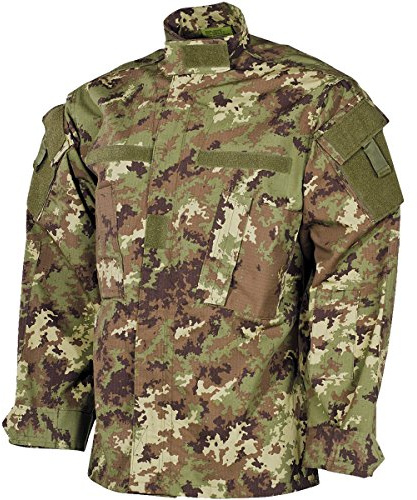 MFH Mens ACU Ripstop Field Jacket Vegetato Woodland