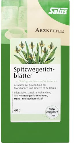 SPITZWEGERICHBLÄTTER Arzneitee Bio Salus 60 g