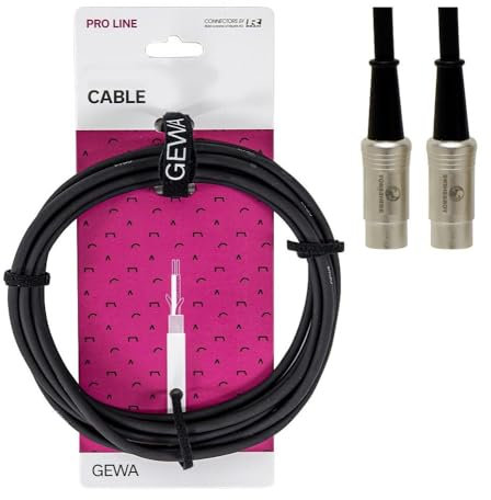GEWA Cavo Midi Pro Line 3m, nero