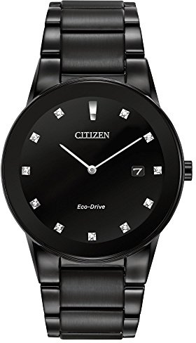CITIZEN Men's Eco-Drive Diamond Axiom 40mm Stainless Steel AU1065-58G