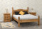 Seconique Corona 4'6 Double Low End Bed in Distressed Waxed Pine