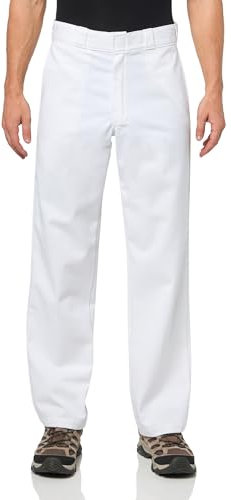 Dickies Herren Sporthose Streetwear Male Pants Original Work, Weiß (White Wh), 36W / 32L