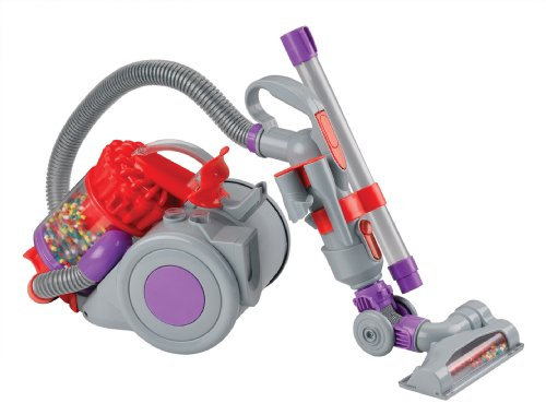 Aspirateur Casdon Dyson DC22. Jouet aspirateur Dyson DC22 pour les enfants dès 3 ans. Avec une fonction aspirante, tout comme le vrai, Grey, Purple,red