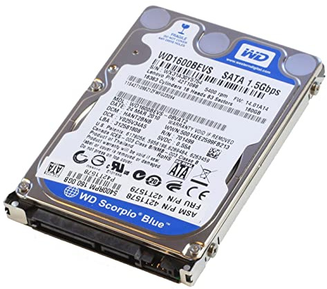 Lenovo 160GB SATA Hard Disk Drive, FRU45N7215