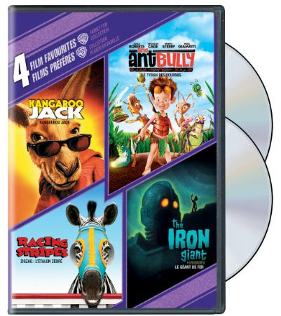 4 Film Favourites - Family Fun Collection (Kangaroo Jack / Racing Stripes / Ant Bully / Iron Giant)