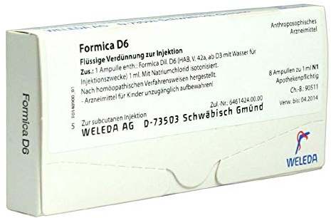 FORMICA D 6 Ampullen 8X1 ml